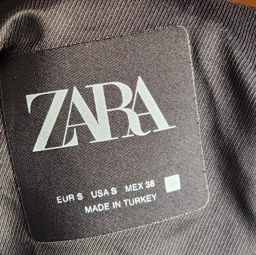 Zara Women's Black Blazer Size Small Classic - Picture 6 of 13